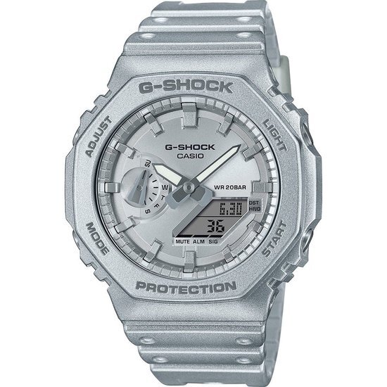 Casio G-Shock GA-2100FF-8AER Horloge - Kunststof - Zilverkleurig - &#216; 41 mm