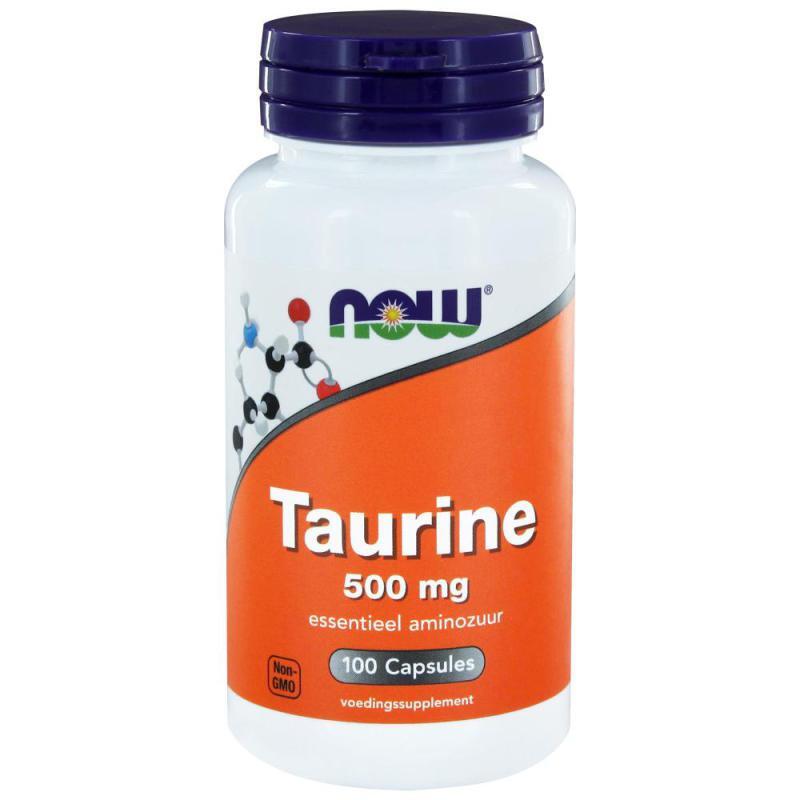 NOW Taurine 500mg Capsules 100st