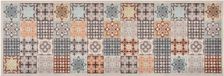 vidaXL Tapis de cuisine lavable Mosaïque Couleur 45x150 cm