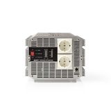 Nedis Omvormer Gemodificeerde Sinusgolf - 4000W - 12V - Zilver