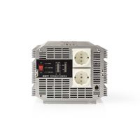 Nedis Omvormer Gemodificeerde Sinusgolf - 4000W - 12V - Zilver