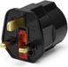Adaptateur de prise type g vers européen - 3.250 W - Noir
