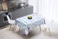 Bonamaison Tafelkleed, Anti-Mold, Sneldrogend, Waterdicht, 100% Polyester Tafellaken, Willekeurig patroon, 140 x 140 Cm - Ontworpen en Vervaardigd in Turkije