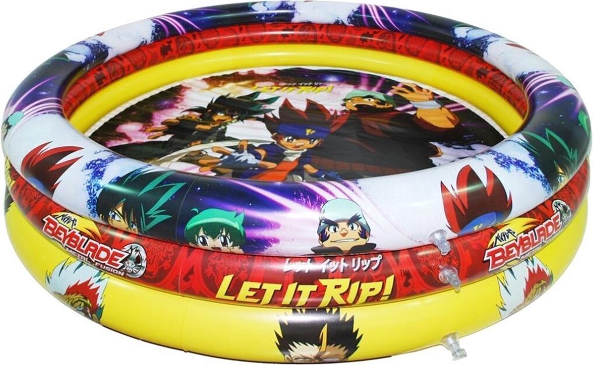 JILONG Opblaaszwembad Beyblade Junior 110 Cm Pvc Geel/rood