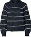 PIECES - PCNELIA LS O-NECK KNIT NOOS BC - Femme - Pull en maille - XL - Sky Captain