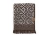 Mette Ditmer Serviette Morocco 70x135 cm Chocolat-blanc cassé