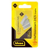 Idena 12091 - Nietjes, maat 24/6, 2 x 1.000 stuks, gegalvaniseerd
