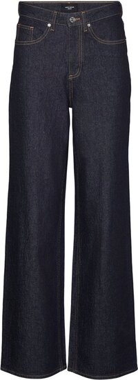 Vero Moda VMTESSA HR Wide Jeans - Dark Blue Denim - Women's W31/L32