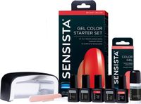 Sensista Cadeauset - Red Hot Chillies - Lady Marmalade - Gellak Starterspakket - Gel nagellak - Rood - Oranje/Roze - 7.5ML