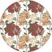 Bonateks, Ronde digitaal bedrukte muismat, antislip onderkant, voor kantoor en thuis, diameter: 22 cm