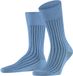 FALKE Shadow gedessineerd katoen sokken heren blauw - maat 43-44