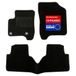 DBS 1763724 Car vloermat - op maat gemaakt - 3 stuks - anti-slip - zwart tapijt 900g/m² - Velours afwerking - range Star - stuurwiel links