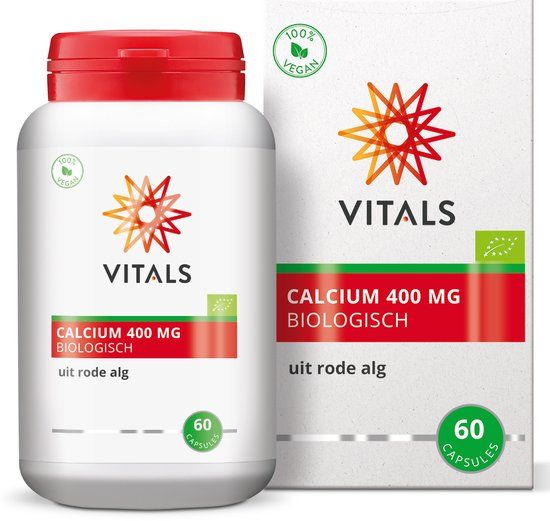 Vitals Calcium Biologisch 400 mg - 60 capsules