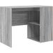 Bureau Table De Travail Table D'Écriture Gris Sonoma 102 x 50 x 75 cm Bois d'ingénierie