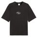 PUMA T-shirt graphique unisexe, Zwart, Taille L
