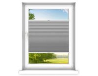 time4blinds - Plisségordijn zonder boren op maat gemaakt - Vouwgordijn - Plisségordijn privacy en zonwering - Eenvoudige installatie - Kant-en-klaar plisségordijn - 40x110 cm - Staal
