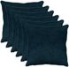 vidaXL Kussensloop 6 st HEERLEN Marineblauw 80 x 80 cm