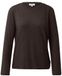 s.Oliver T-shirt à manches longues coupe décontractée avec ourlet roulotté femme