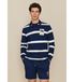 Hackett London Chemise bleu marine / blanc