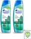 Head & Shoulders 2 x Pure Intense Anti-roos Shampoo met Pepermunt - 250 ml