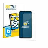 BROTECT Screenprotector 6 Stuks voor Samsung Galaxy F70e Beschermglas transparant
