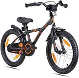 PROMETHEUS BICYCLES Kinderfiets 18 inch zwart mat oranje BMX