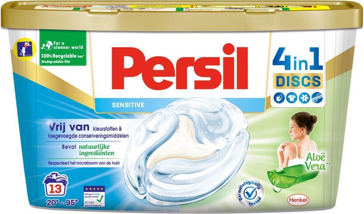 Persil Wasmiddelcapsules Discs Sensitive 13 stuks