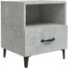[Brand] Table de chevet gris béton bois d'ingénierie