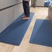 Yiwu Yibo Trading Co., Ltd. Tapis de cuisine Bleu Polyester Rectangulaire