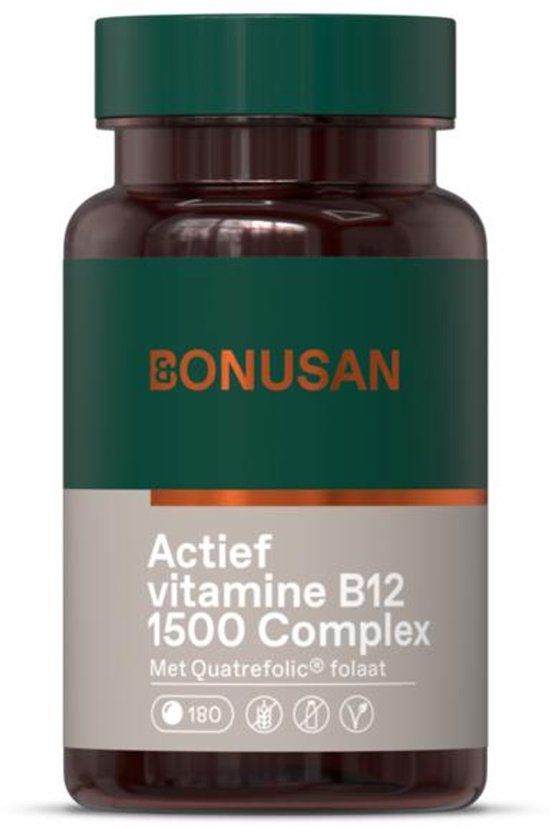 Bonusan Actief Vitamine B12 1500 Complex Tabletten