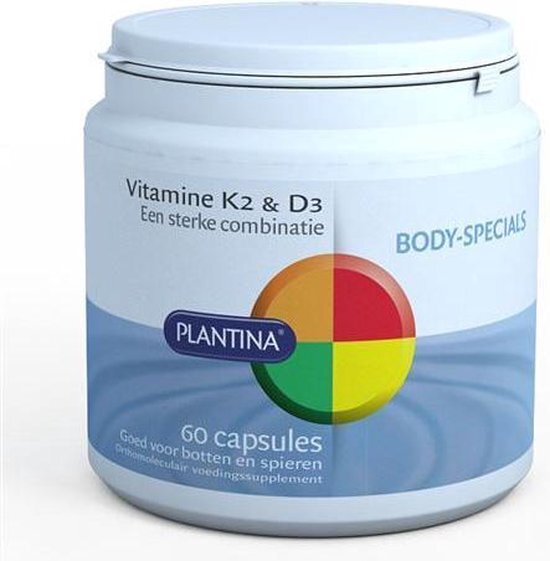 Plantina Vitamine K2 & D3 Capsules 60st