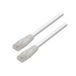 AISENS A135 – 0250 – doucheslang RJ45 patchkabel (1 m, 10/100/1000 Mbit/s, switch/router/modem/patchpaneel/patchveld/access point/Champs-aansluiting) wit