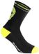 Gist Crane chaussettes d'été antibactériennes - Noir/Jaune fluo - Taille 40-43