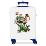 Joumma Disney Family Pixar cabinekoffer, wit, 38 x 55 x 20 cm, stijf, 2 kg, 35 l, handbagage