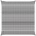 vidaXL - Zonneschaduwzeil - Vierkant - 5 x 5 m - HDPE - Antraciet en Wit
