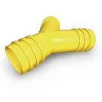 Trotec Y-verdeelstuk van PVC met buitendraad voor 38 mm slangen (1 stuk)