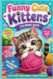 Funny Cute Kittens Coloring Book