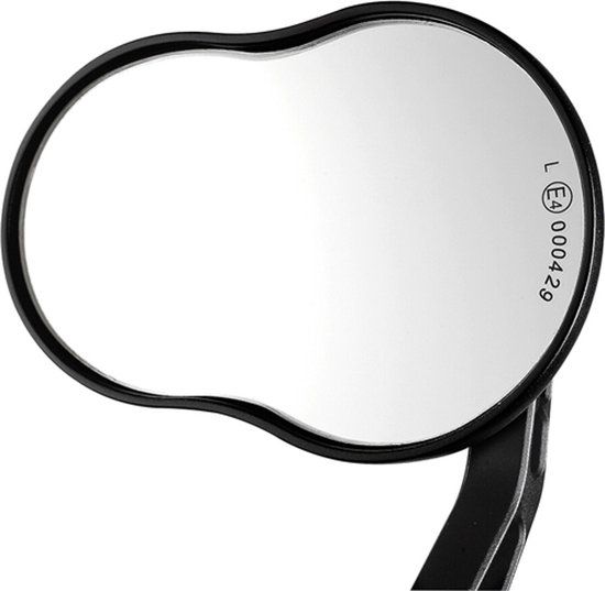 Ergotec Spiegel Groot M-99L Lang Aluminium zwart