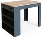 Vicco Repose Table à manger – 67 x 100 cm anthracite/chêne doré