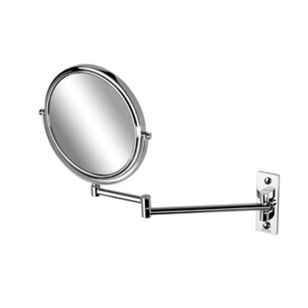 Geesa Mirror scheerspiegel 2 armig 3x vergrotend 20cm chroom