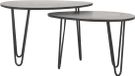 LABEL51 Frisk Table basse - Noir - Bois - 68 cm