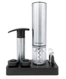 Vin Bouquet FI 002 Wijnset, elektrische kurkentrekker en vacuümpomp, accessoires, flesopener, opslag, vacuümsluiting, cadeau
