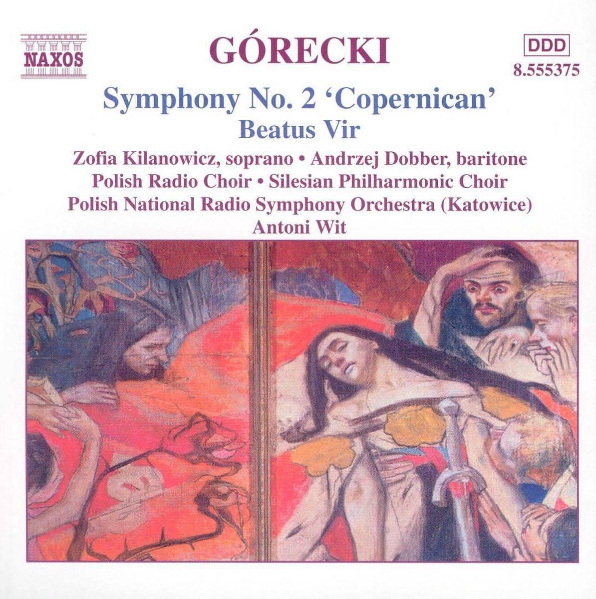 OUTHERE Gorecki: Symphony no 2 \"Copernican\", Beatus Vir / Wit, Kilanowicz et al - Muziek