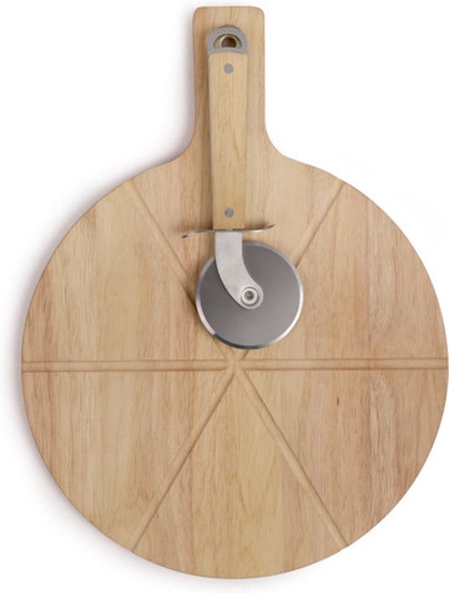 Livoo Pizzasnijset 30 cm hout - 3523930101465