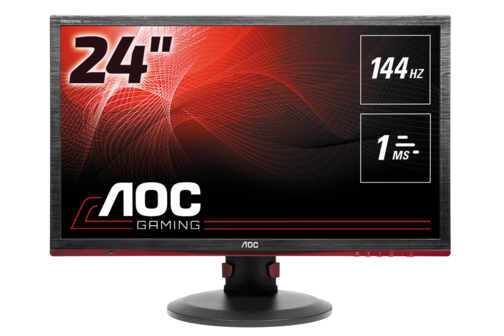 AOC 60 Series G2460PF - 24 inch Full HD Gaming Monitor - 144Hz, 1ms, FreeSync