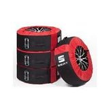 Seat 000071770C Bandentas, compleet wiel (tot 18 inch), beschermtas, bandenopslag, zwart/rood