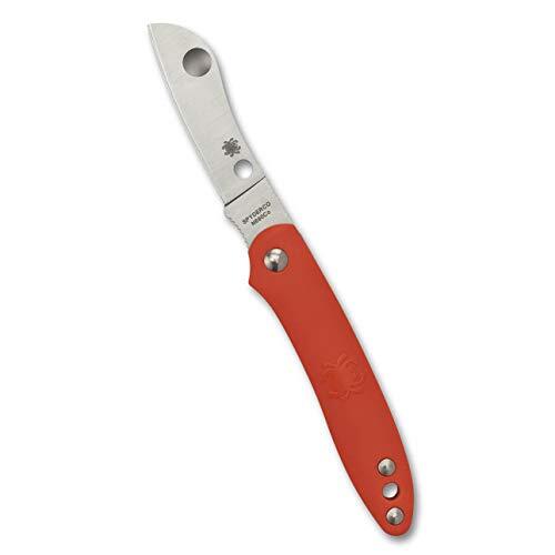 Spyderco Uniseks – oranje klapmes, lemmetlengte: 5,4 cm, Roadie Plain, normaal.