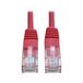 Tripp Lite N002-005-RD netwerkkabel Rood 1,5 m Cat5e U/UTP