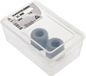 Deltafix Tampons de porte en caoutchouc 35mm gris 2 pièces