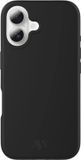 AVY Hoesje geschikt voor Apple iPhone 16 | Compatibel met MagSafe | Back Cover | Liquid Silicone | Comfortabel in de Hand | Zwart